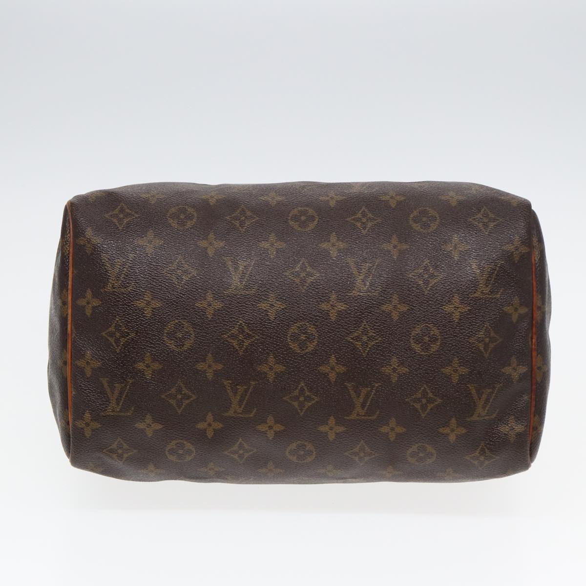 LOUIS VUITTON Monogram Speedy 30 Hand Bag M41526 LV 84190