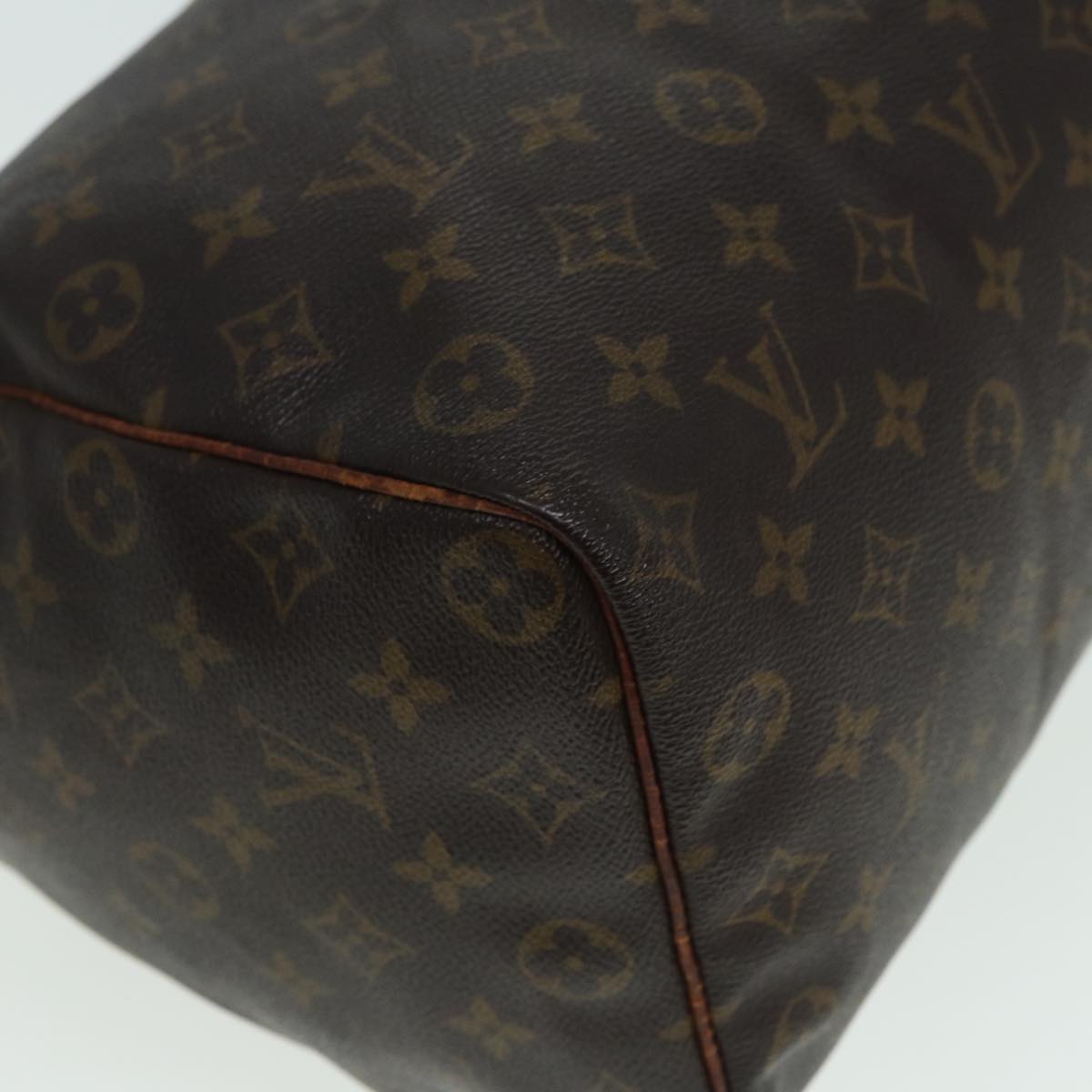 LOUIS VUITTON Monogram Speedy 35 Hand Bag M41524 LV 84193