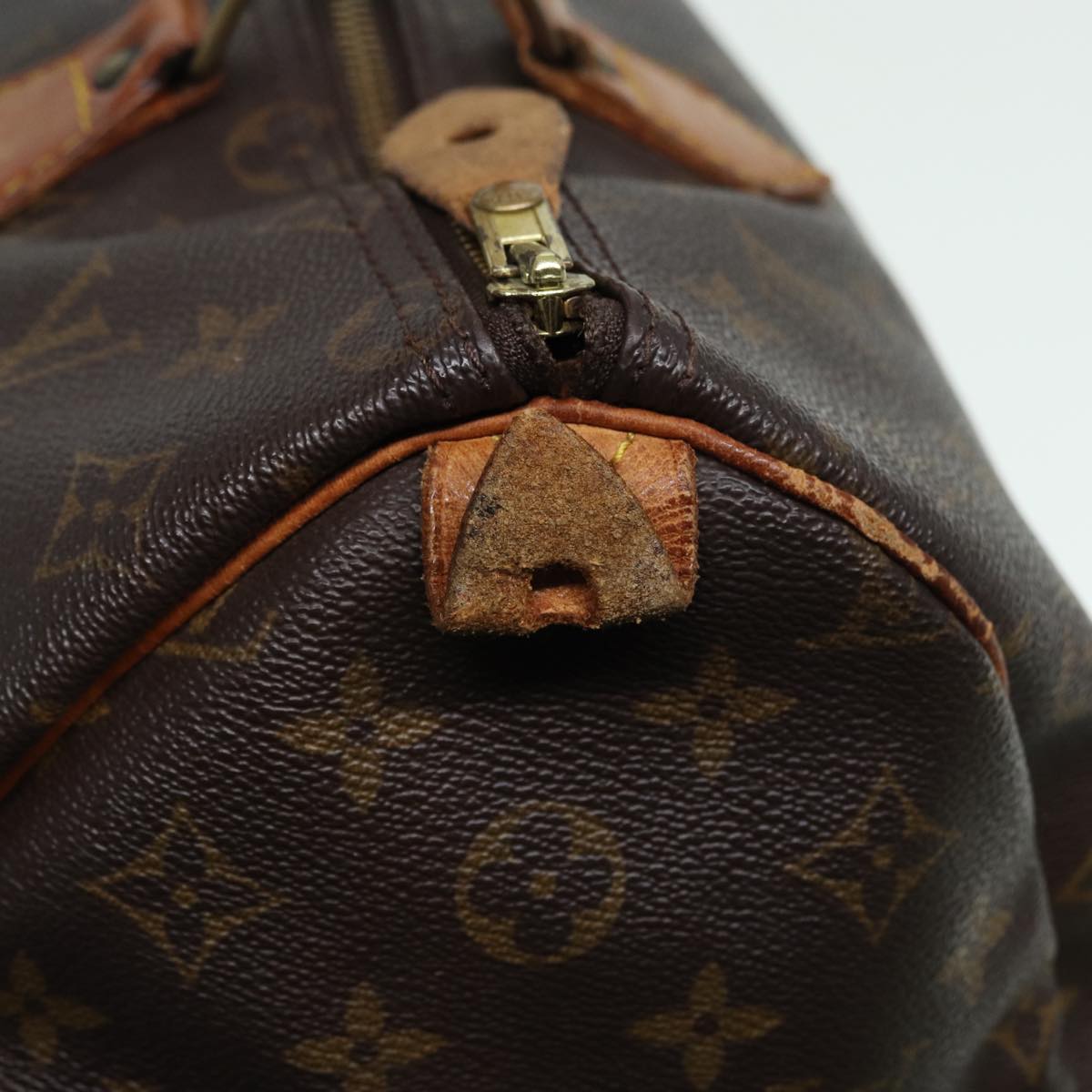 LOUIS VUITTON Monogram Speedy 35 Hand Bag M41524 LV 84193