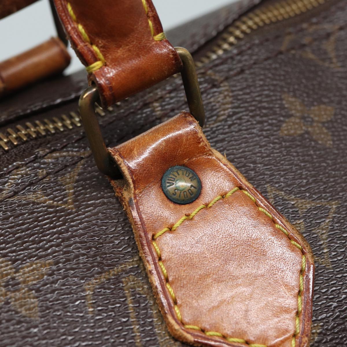 LOUIS VUITTON Monogram Speedy 35 Hand Bag M41524 LV 84193