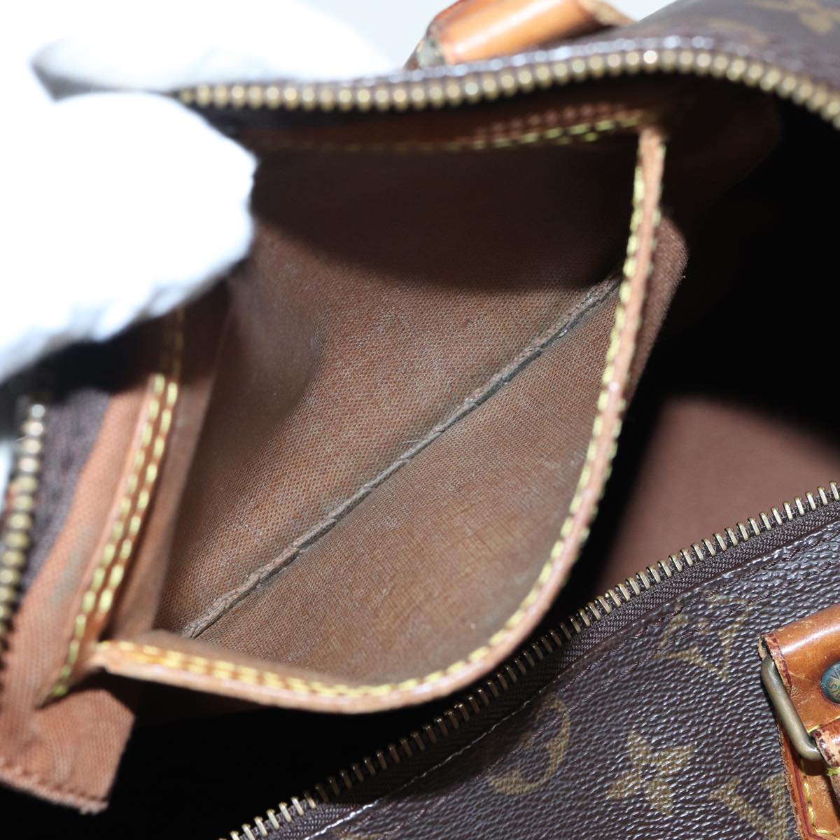 LOUIS VUITTON Monogram Speedy 35 Hand Bag M41524 LV 84193