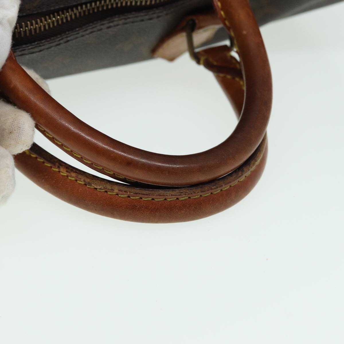 LOUIS VUITTON Monogram Speedy 35 Hand Bag M41524 LV 84193