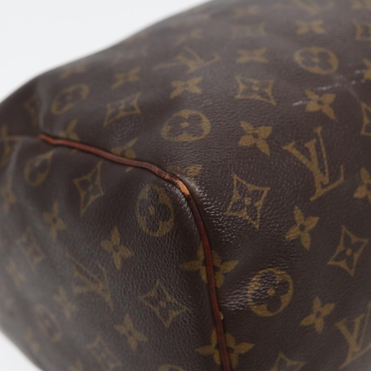 LOUIS VUITTON Monogram Speedy 35 Hand Bag M41524 LV 84195