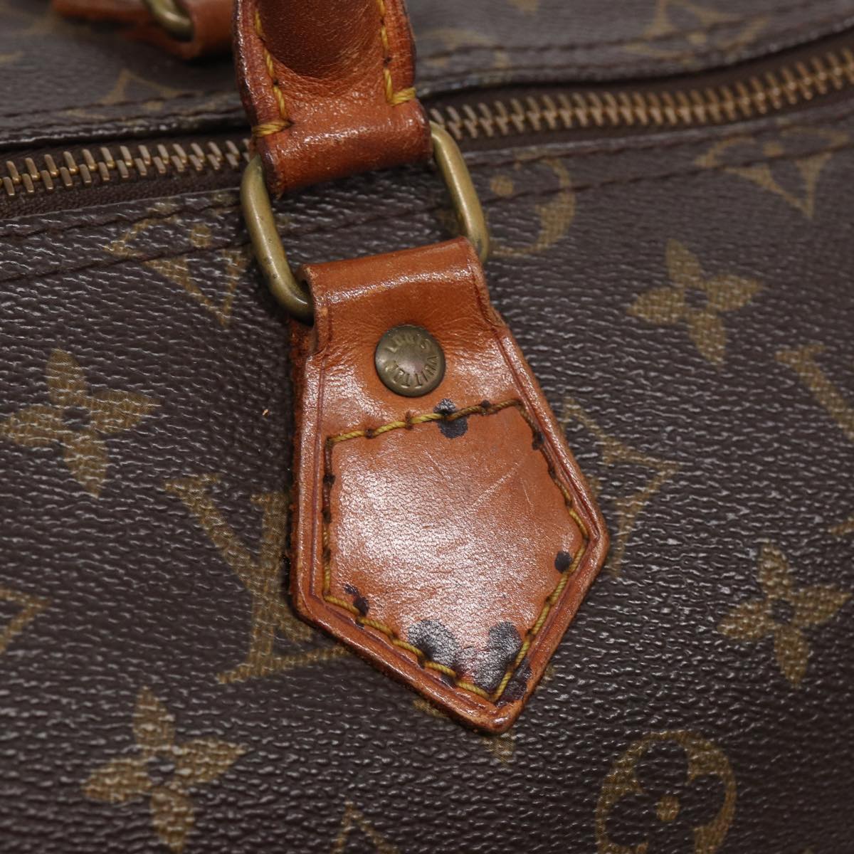 LOUIS VUITTON Monogram Speedy 35 Hand Bag M41524 LV 84195