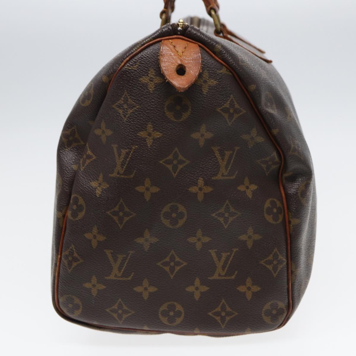 LOUIS VUITTON Monogram Speedy 35 Hand Bag M41524 LV 84195