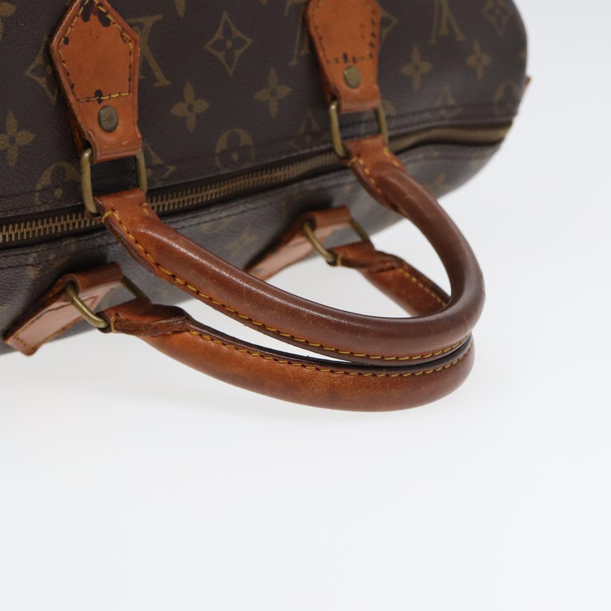 LOUIS VUITTON Monogram Speedy 35 Hand Bag M41524 LV 84195