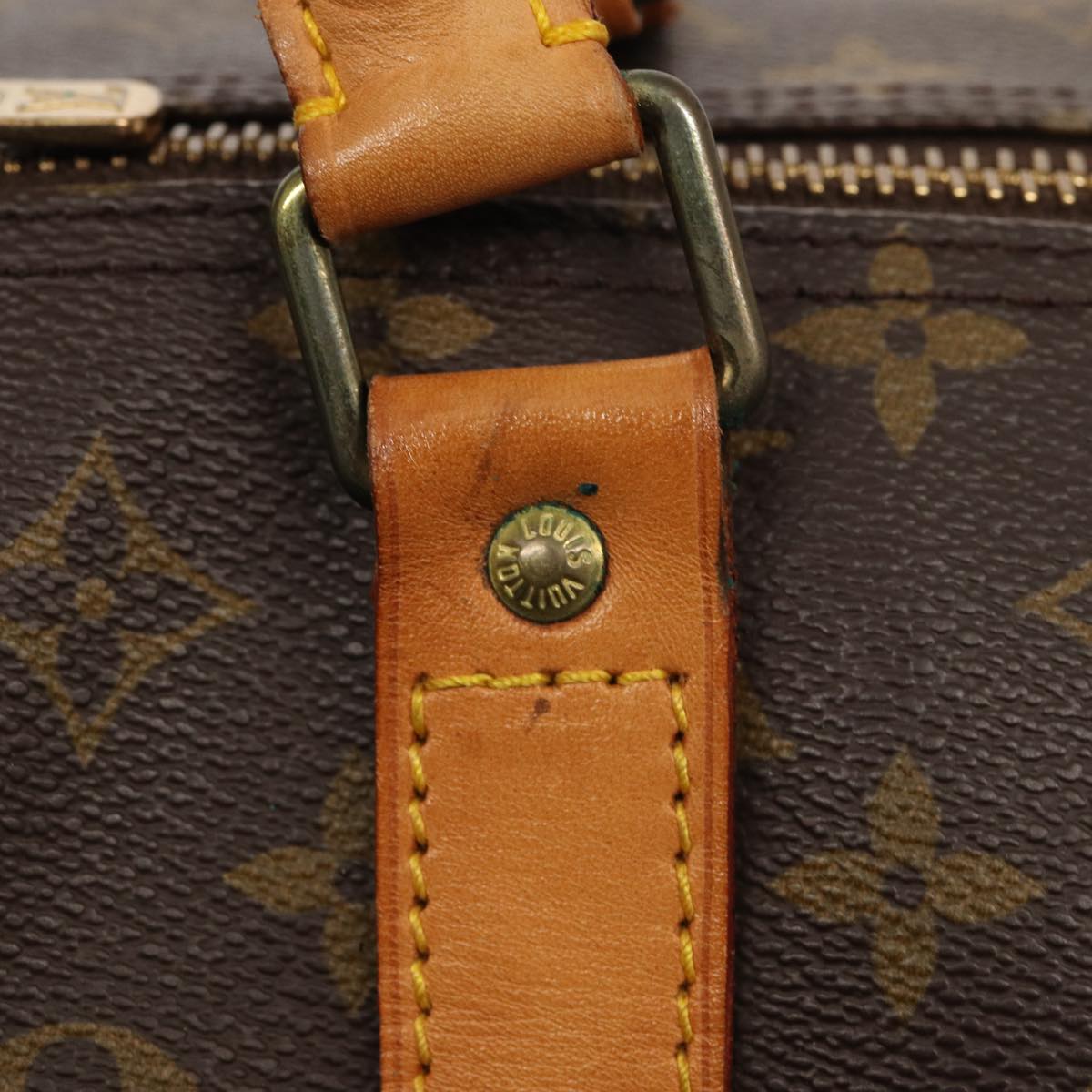 LOUIS VUITTON Monogram Keepall 60 Boston Bag M41422 LV 84201