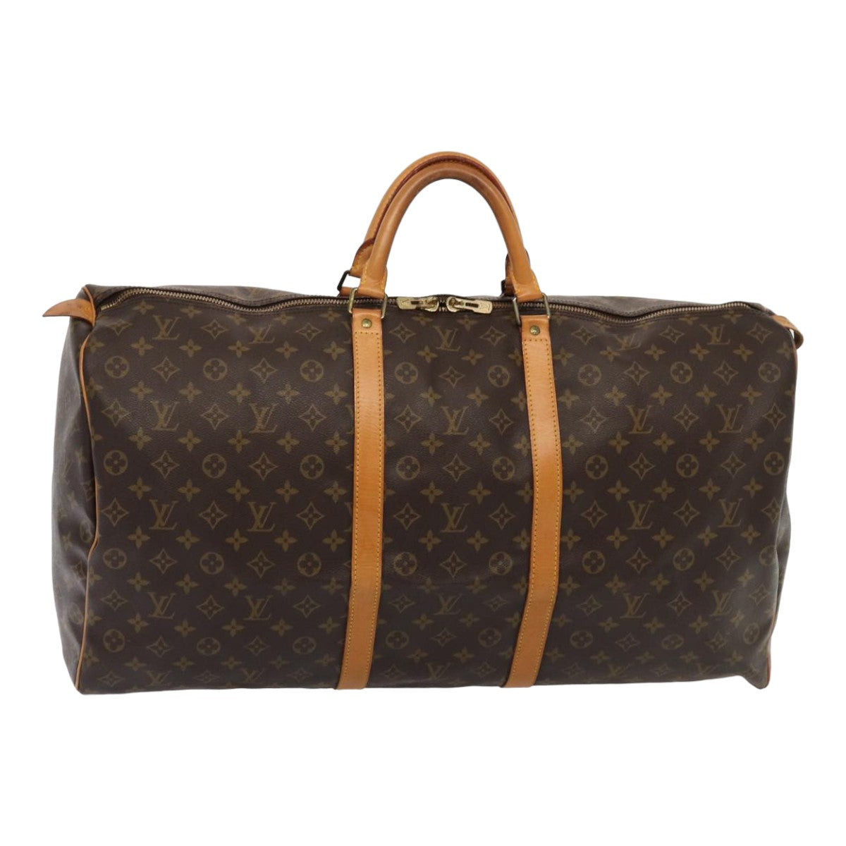 LOUIS VUITTON Monogram Keepall 60 Boston Bag M41422 LV 84201