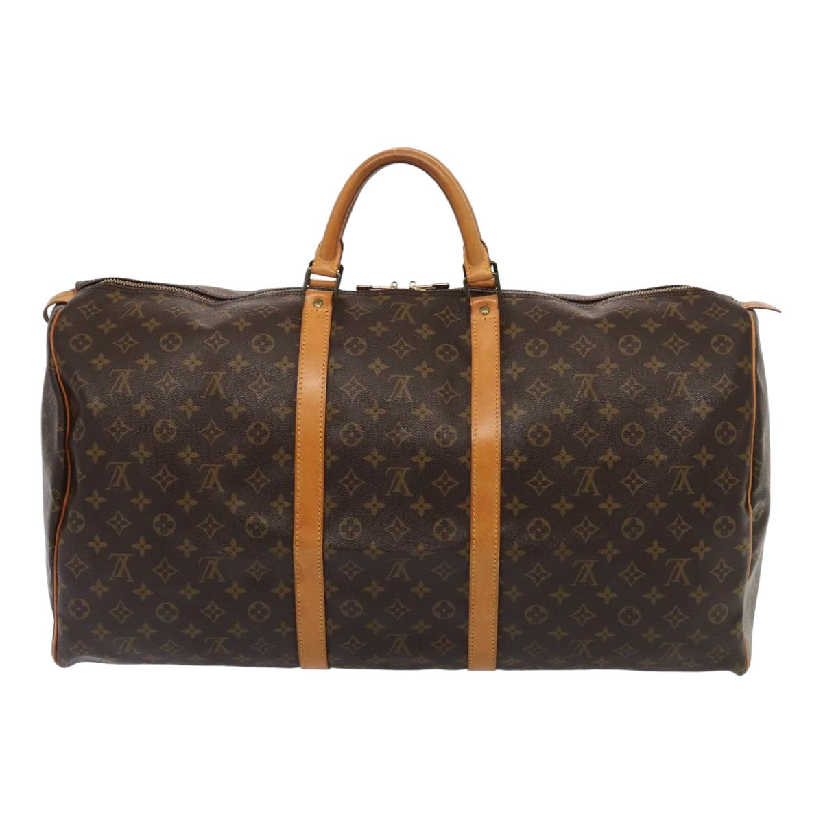 LOUIS VUITTON Monogram Keepall 60 Boston Bag M41422 LV 84201
