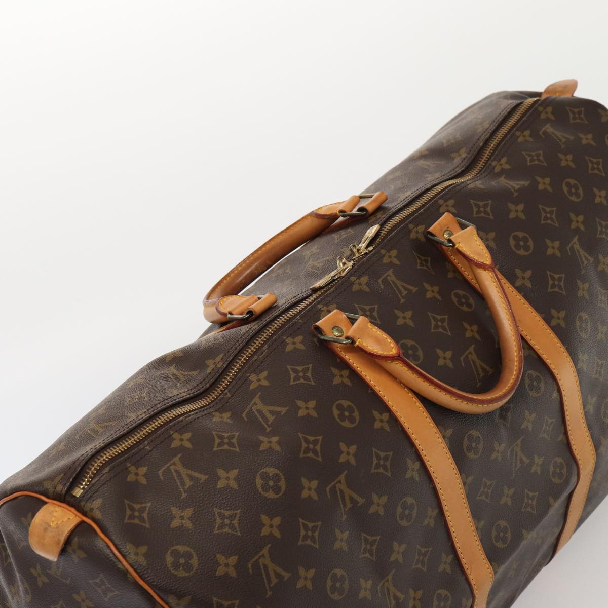 LOUIS VUITTON Monogram Keepall 60 Boston Bag M41422 LV 84201