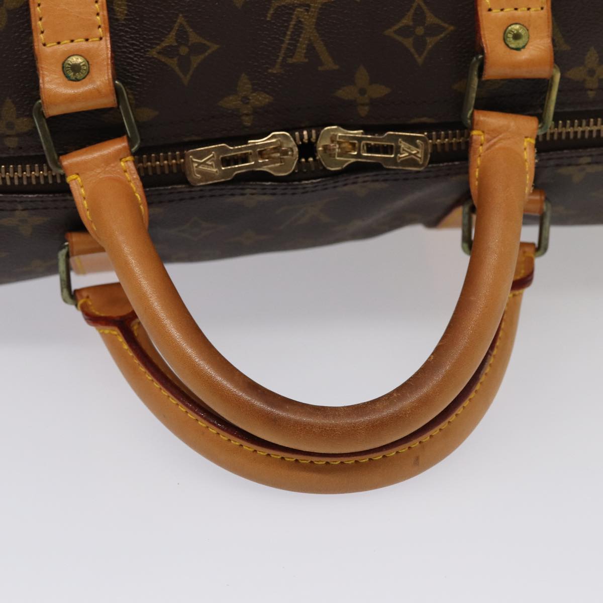 LOUIS VUITTON Monogram Keepall 60 Boston Bag M41422 LV 84201
