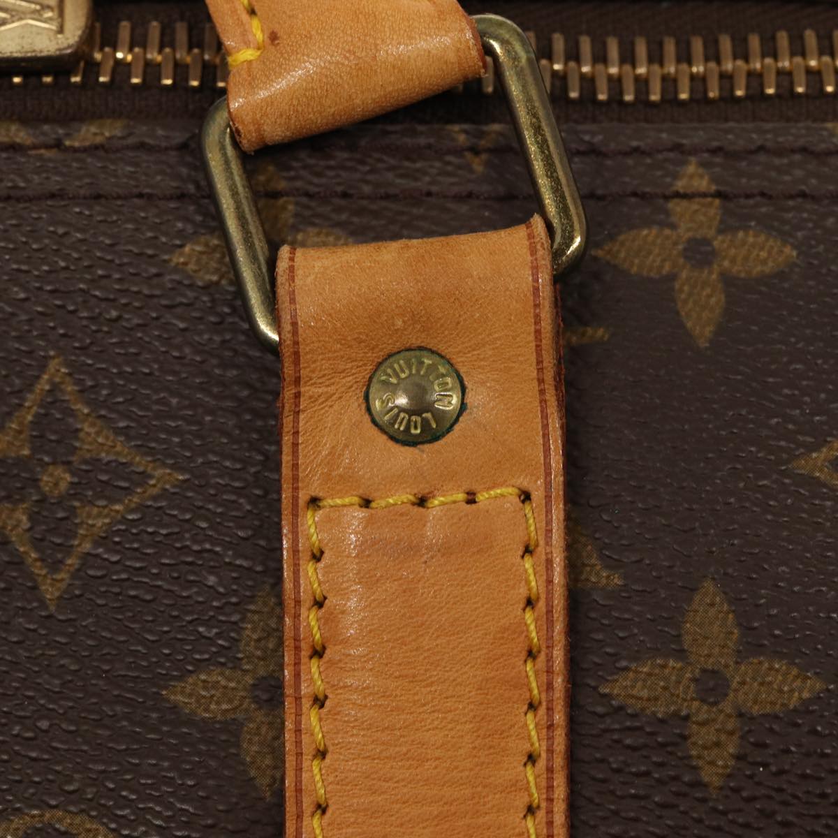 LOUIS VUITTON Monogram Keepall 60 Boston Bag M41422 LV 84202