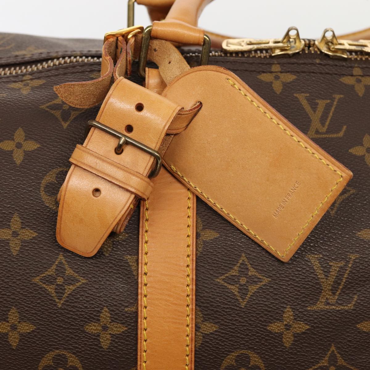 LOUIS VUITTON Monogram Keepall 60 Boston Bag M41422 LV 84202
