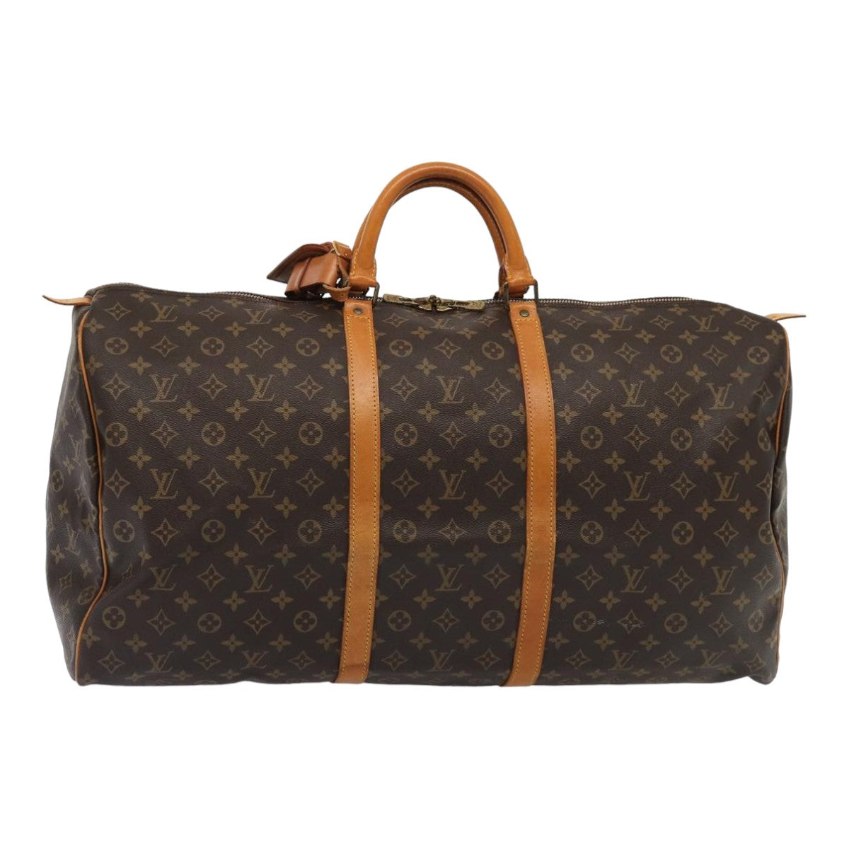 LOUIS VUITTON Monogram Keepall 60 Boston Bag M41422 LV 84203