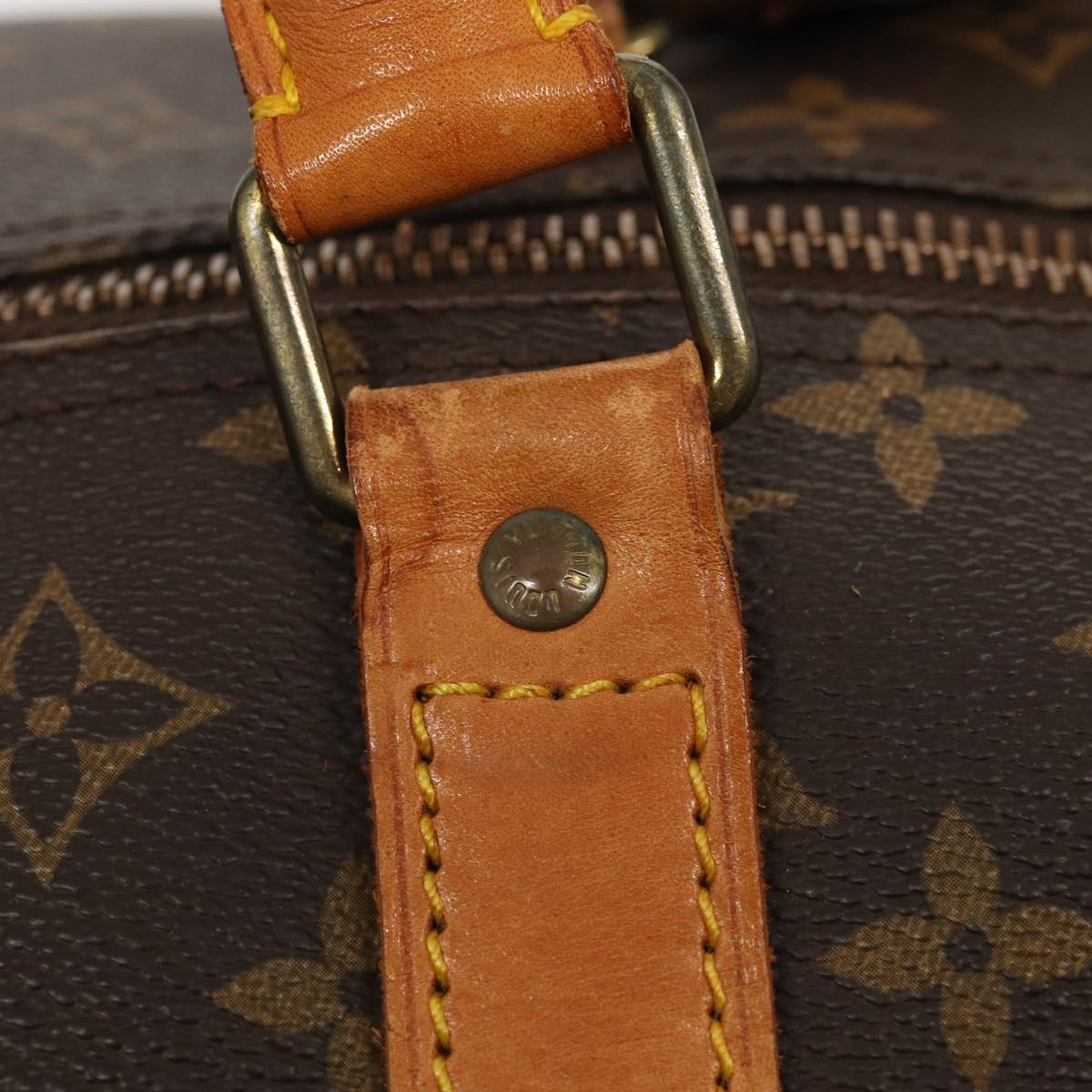 LOUIS VUITTON Monogram Keepall 60 Boston Bag M41422 LV 84203