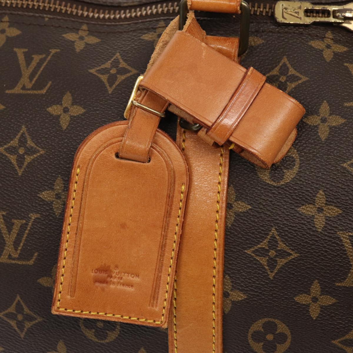 LOUIS VUITTON Monogram Keepall 60 Boston Bag M41422 LV 84203