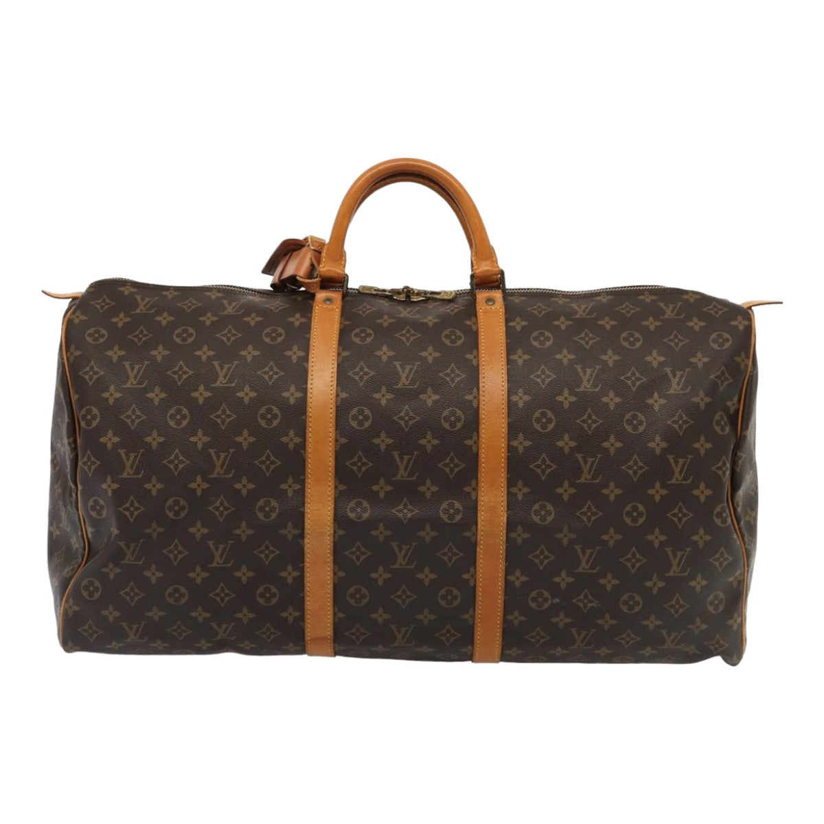 LOUIS VUITTON Monogram Keepall 60 Boston Bag M41422 LV 84203