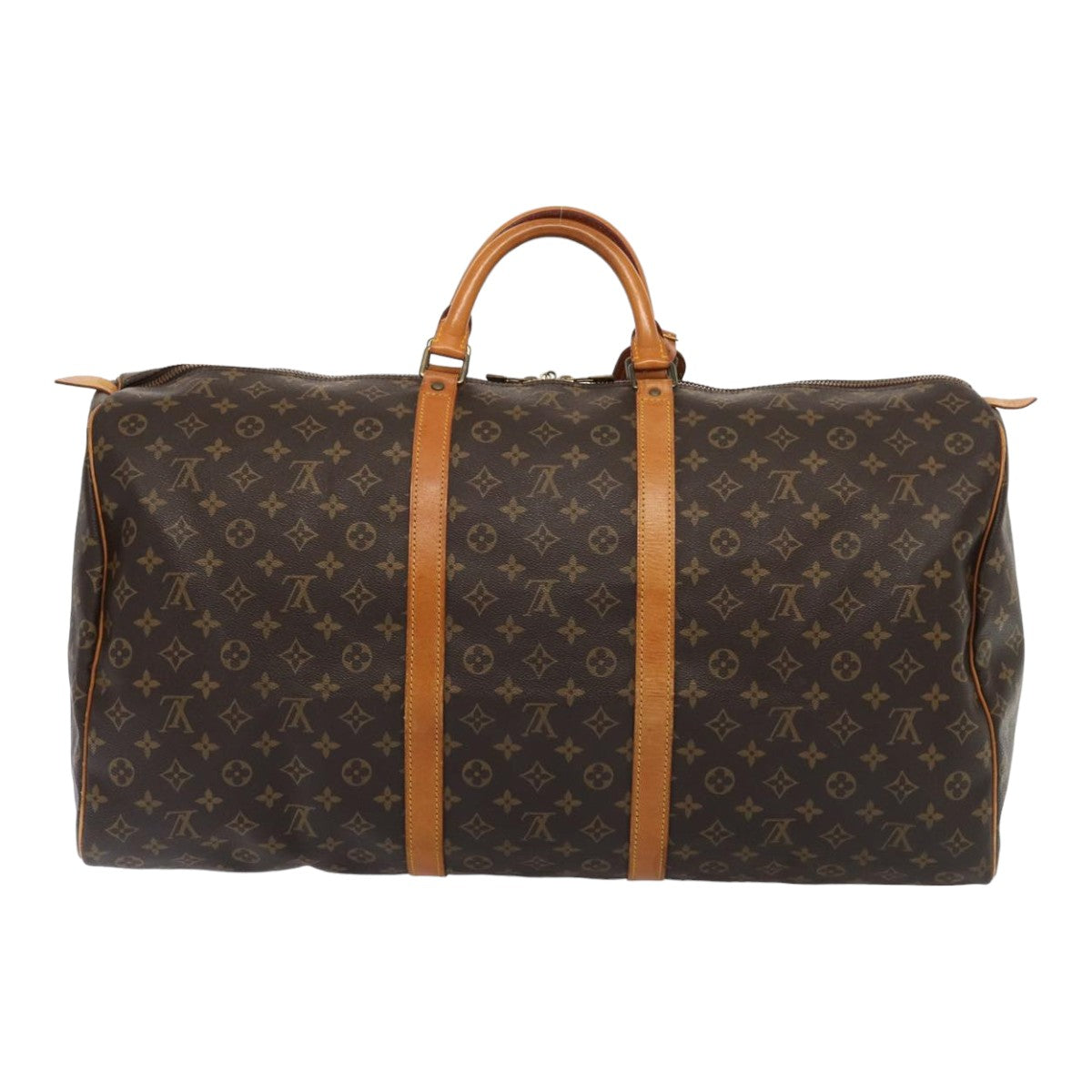 LOUIS VUITTON Monogram Keepall 60 Boston Bag M41422 LV 84203