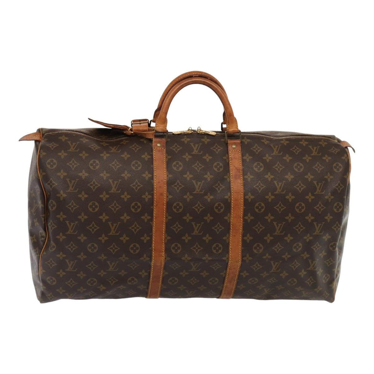 LOUIS VUITTON Monogram Keepall 60 Boston Bag M41422 LV 84204