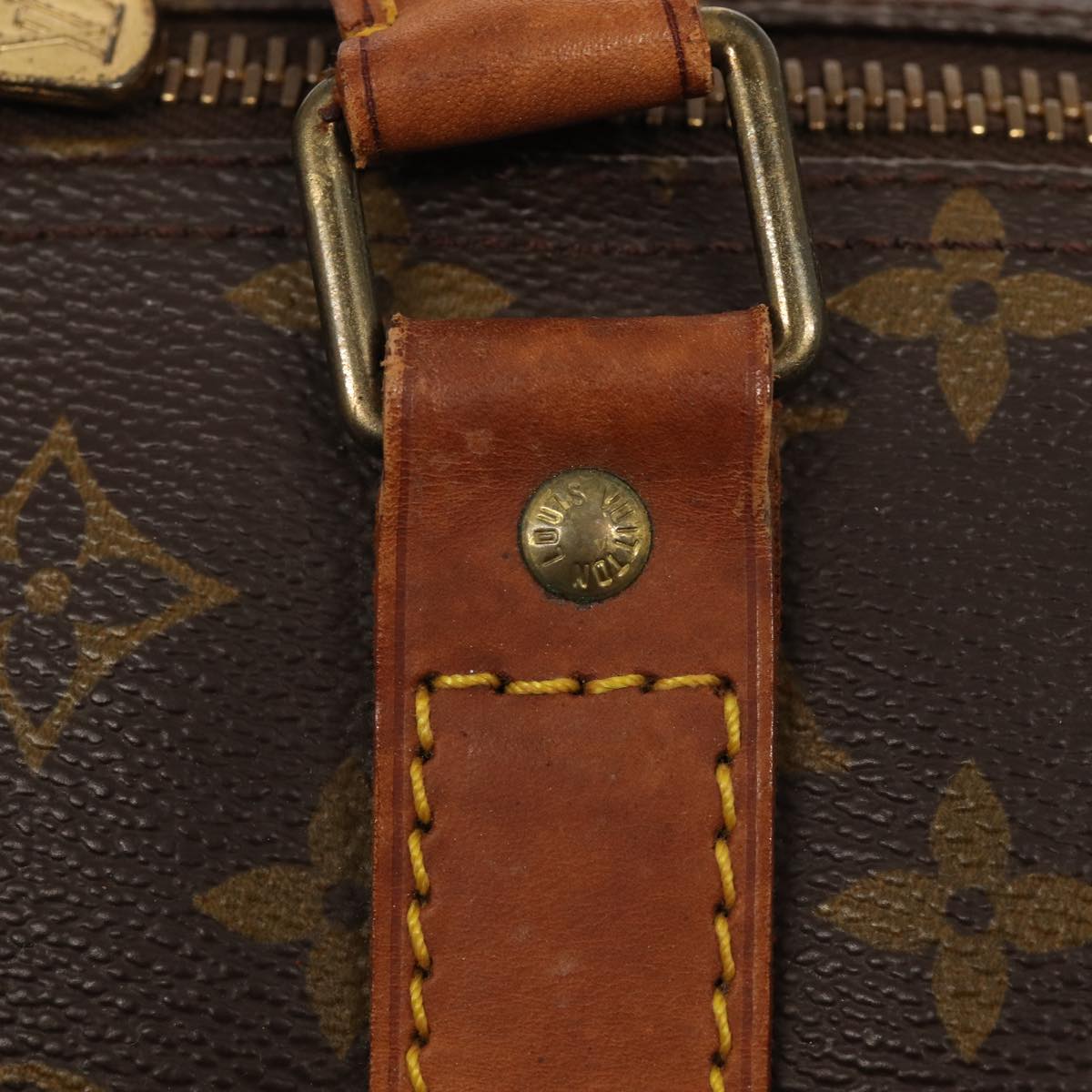 LOUIS VUITTON Monogram Keepall 60 Boston Bag M41422 LV 84204