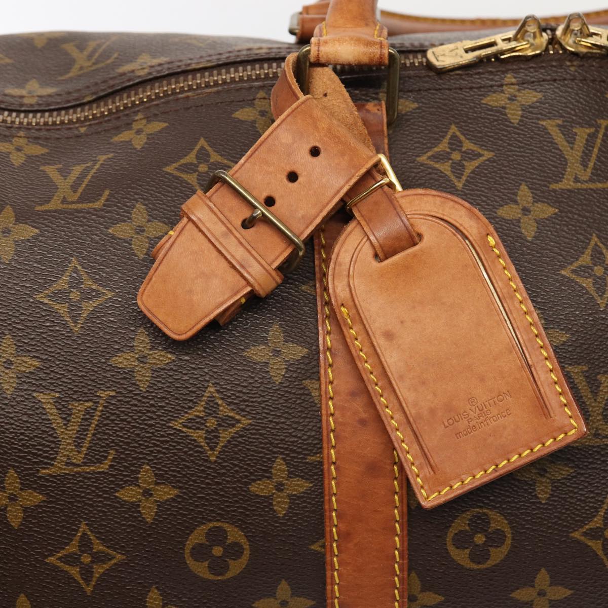 LOUIS VUITTON Monogram Keepall 60 Boston Bag M41422 LV 84204