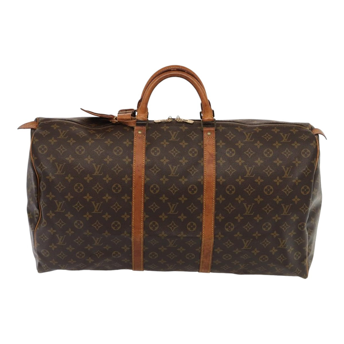 LOUIS VUITTON Monogram Keepall 60 Boston Bag M41422 LV 84204