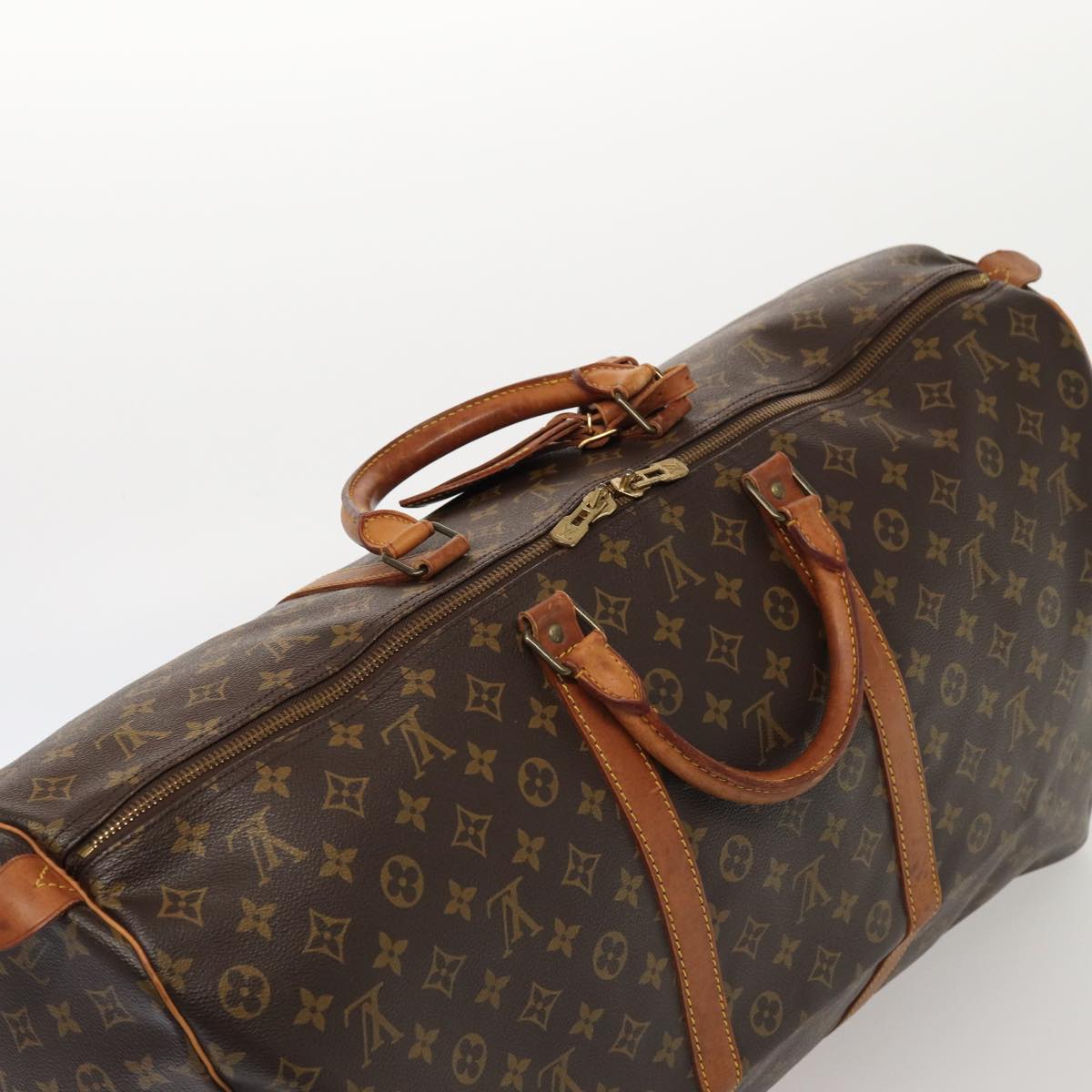 LOUIS VUITTON Monogram Keepall 60 Boston Bag M41422 LV 84204