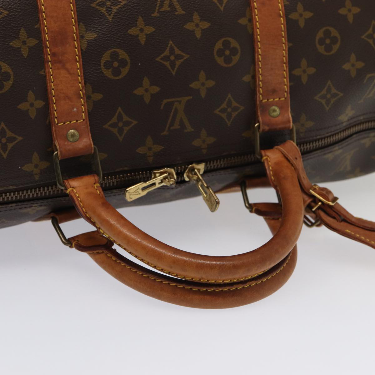 LOUIS VUITTON Monogram Keepall 60 Boston Bag M41422 LV 84204