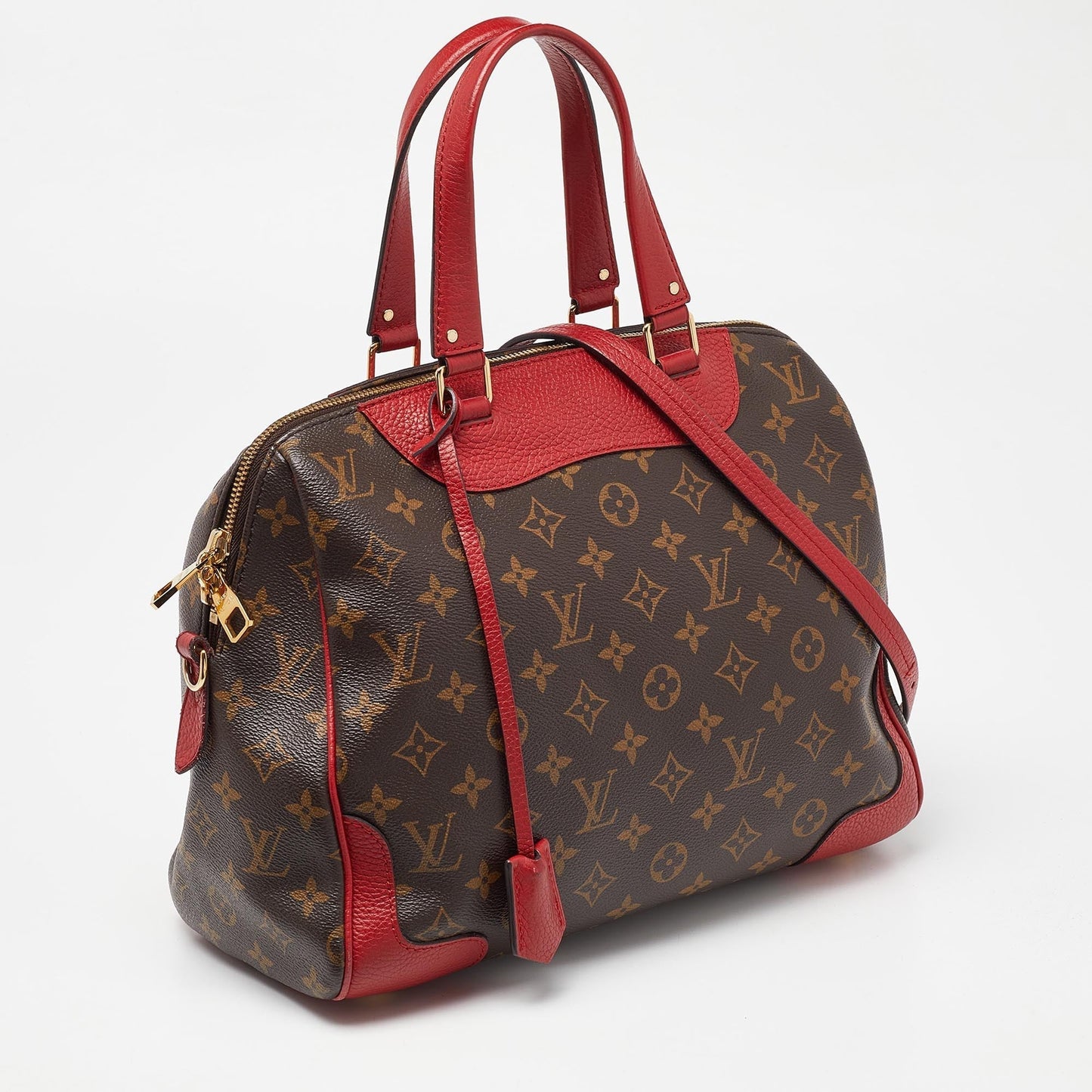 Louis Vuitton Coquelicot Monogram Canvas Retiro Nm Bag