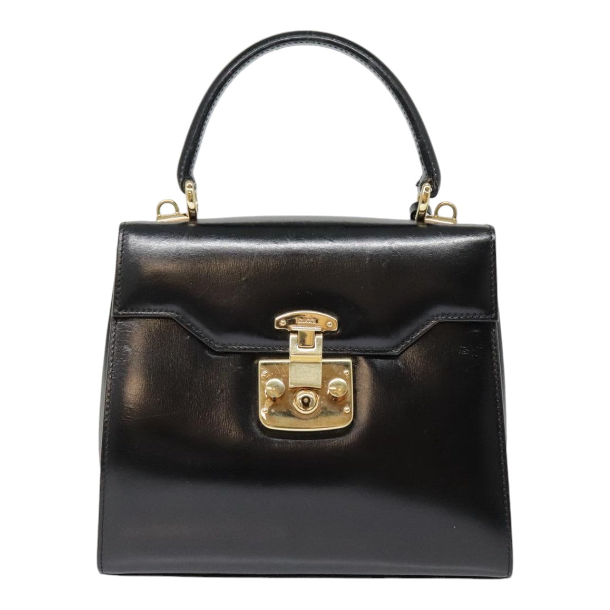 Gucci Lady Lock  Leather Handbag ()