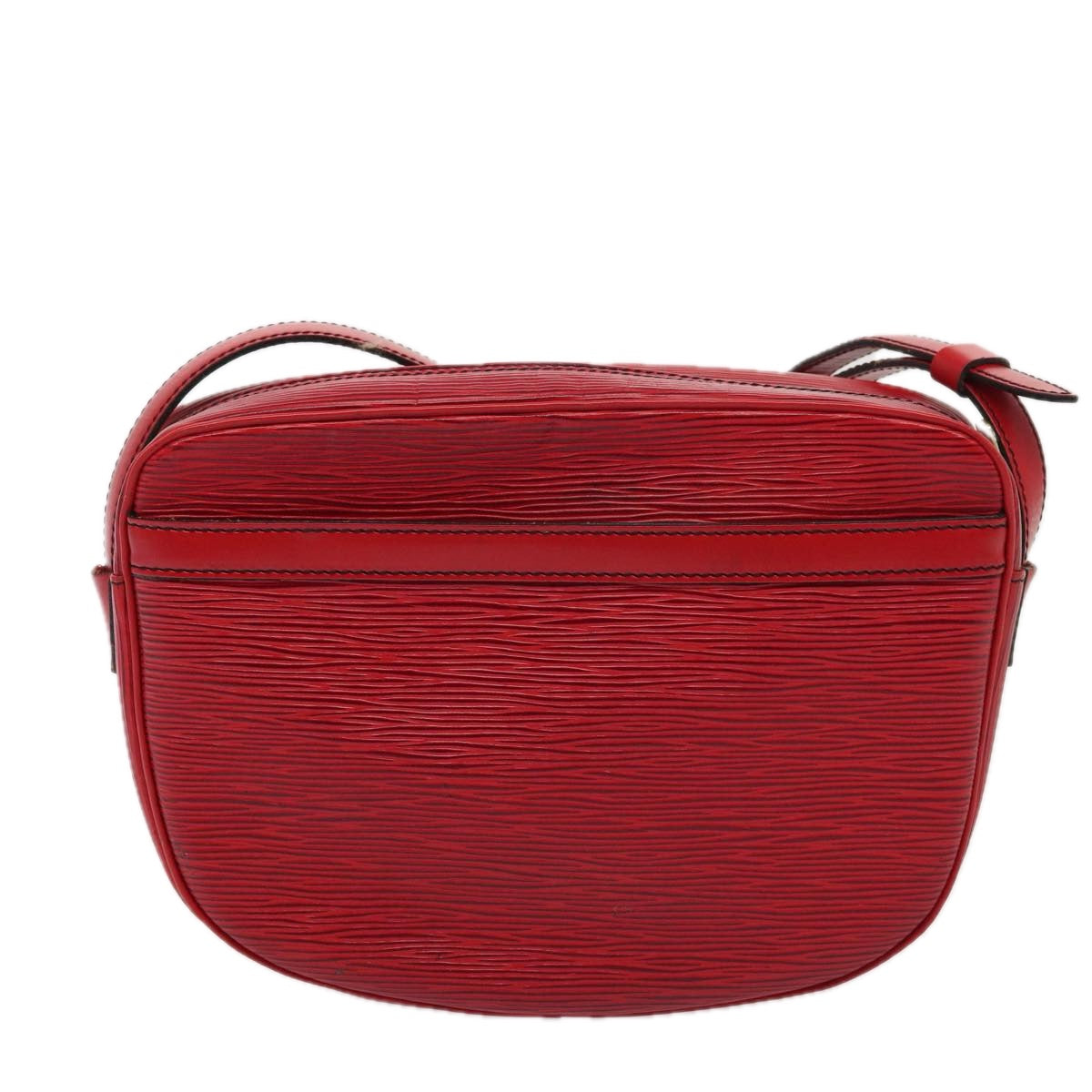 LOUIS VUITTON Epi Jeune Fille MM Shoulder Bag Red M52157 LV 84265