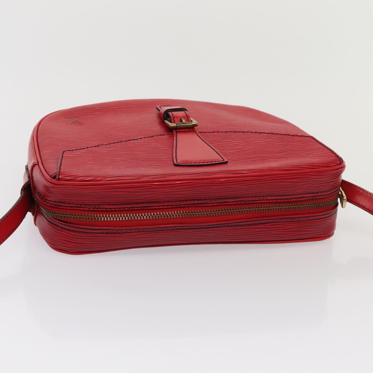LOUIS VUITTON Epi Jeune Fille MM Shoulder Bag Red M52157 LV 84265