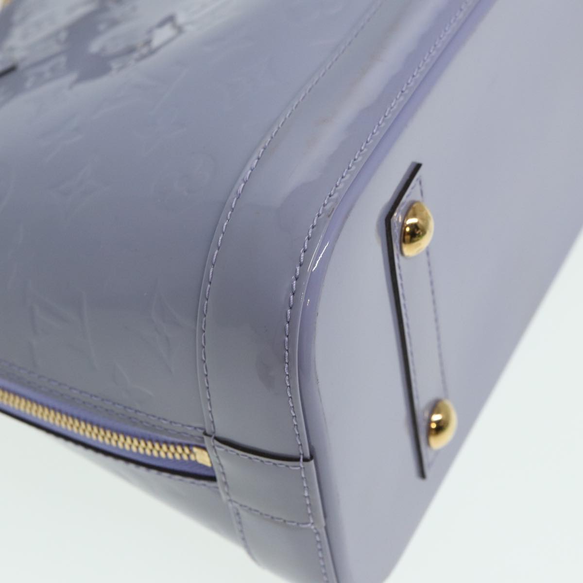 LOUIS VUITTON Monogram Vernis Alma PM Hand Bag Lavande LV 84271