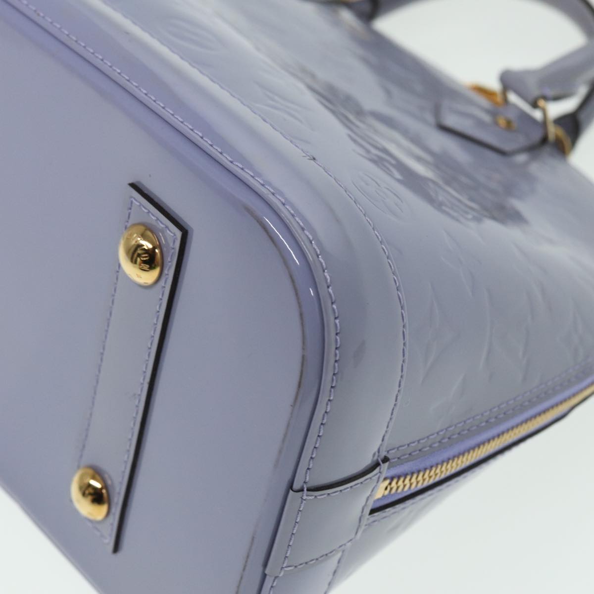 LOUIS VUITTON Monogram Vernis Alma PM Hand Bag Lavande LV 84271