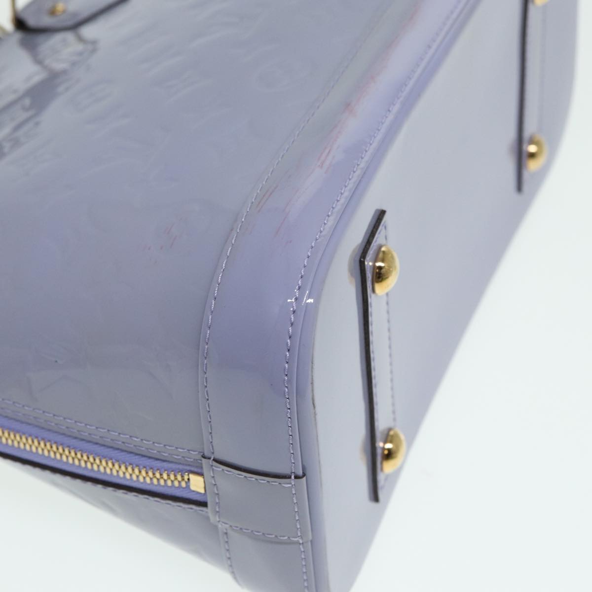 LOUIS VUITTON Monogram Vernis Alma PM Hand Bag Lavande LV 84271