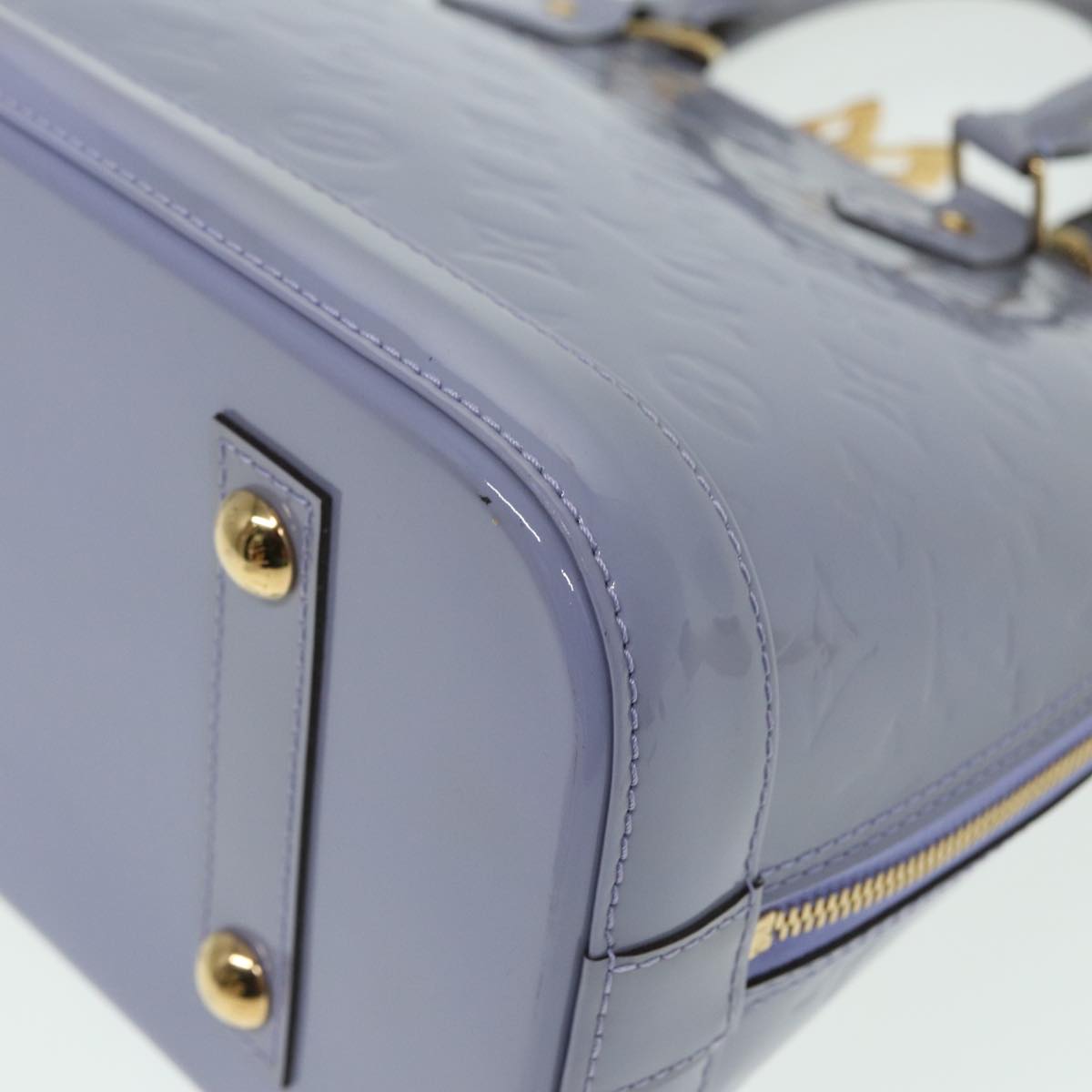 LOUIS VUITTON Monogram Vernis Alma PM Hand Bag Lavande LV 84271