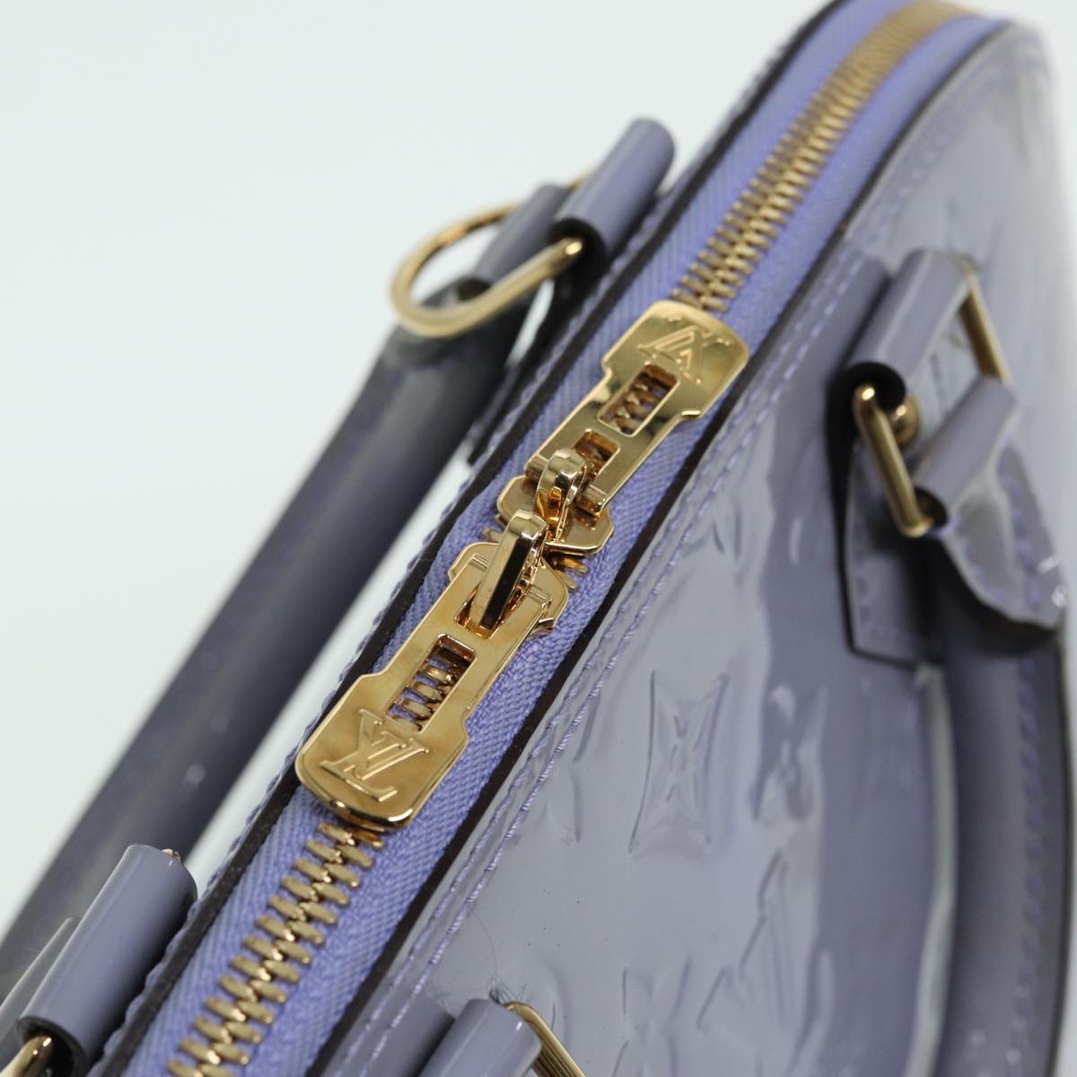 LOUIS VUITTON Monogram Vernis Alma PM Hand Bag Lavande LV 84271