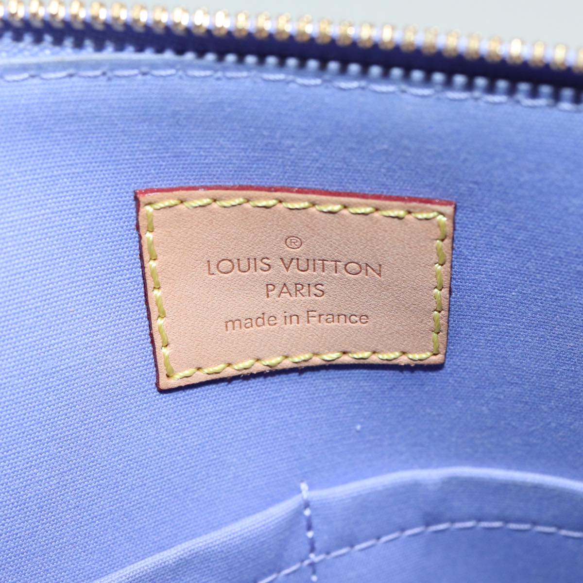 LOUIS VUITTON Monogram Vernis Alma PM Hand Bag Lavande LV 84271