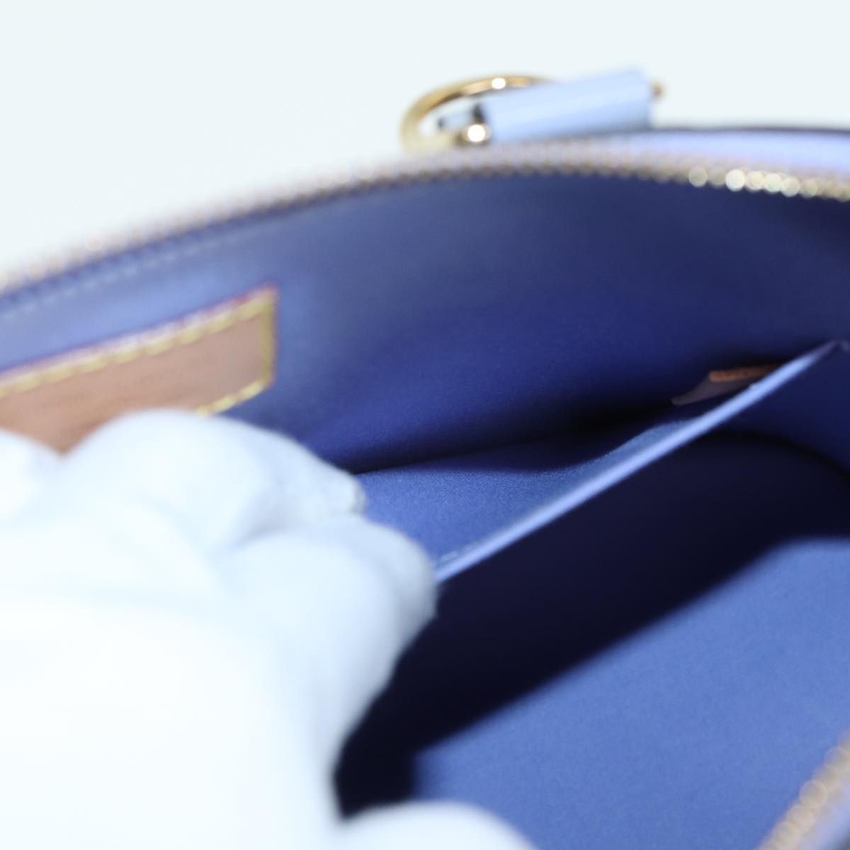 LOUIS VUITTON Monogram Vernis Alma PM Hand Bag Lavande LV 84271