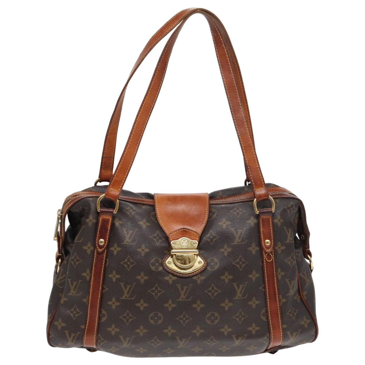 LOUIS VUITTON Monogram Stresa PM Tote Bag N42220 LV 84276