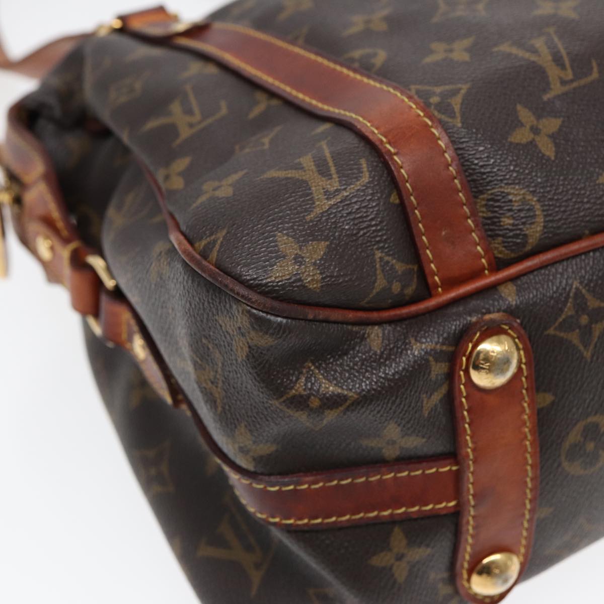 LOUIS VUITTON Monogram Stresa PM Tote Bag N42220 LV 84276