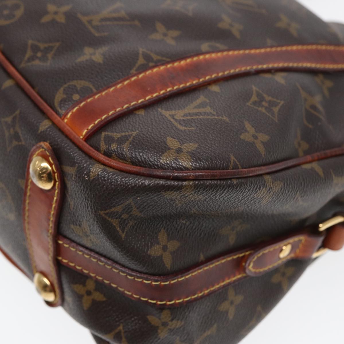 LOUIS VUITTON Monogram Stresa PM Tote Bag N42220 LV 84276