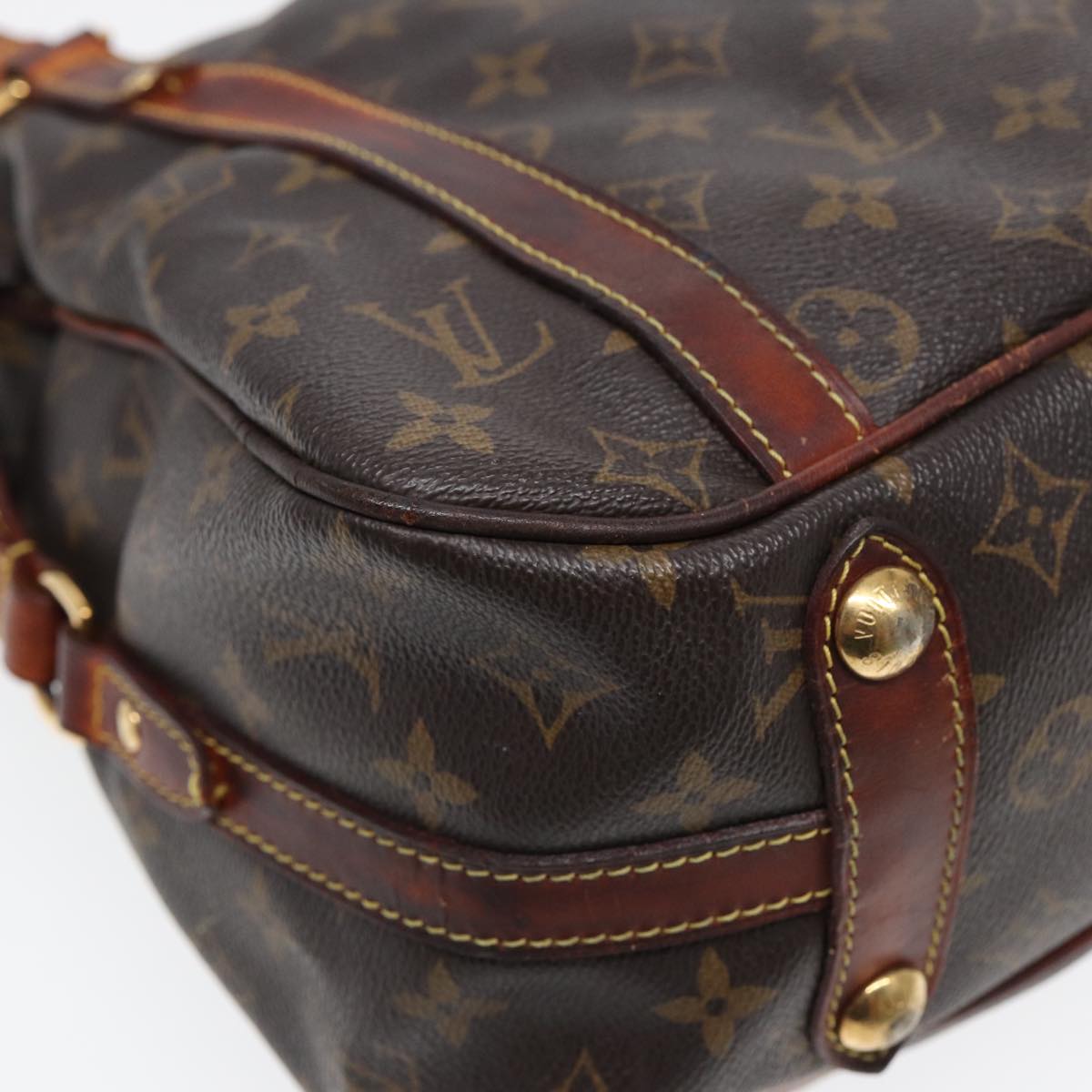 LOUIS VUITTON Monogram Stresa PM Tote Bag N42220 LV 84276