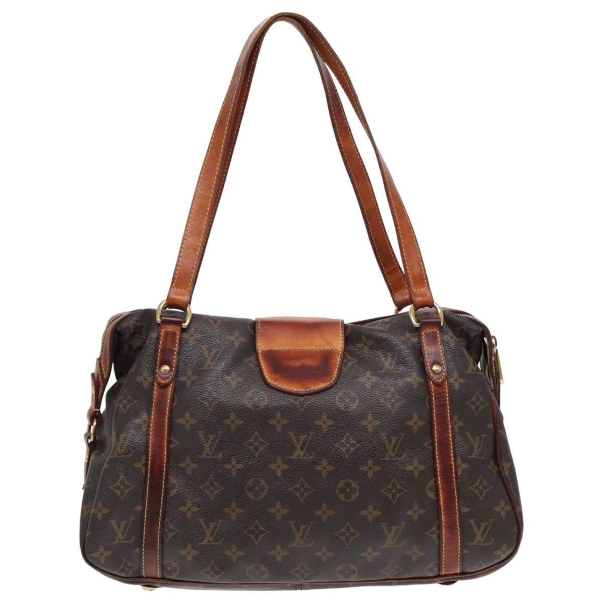 LOUIS VUITTON Monogram Stresa PM Tote Bag N42220 LV 84276