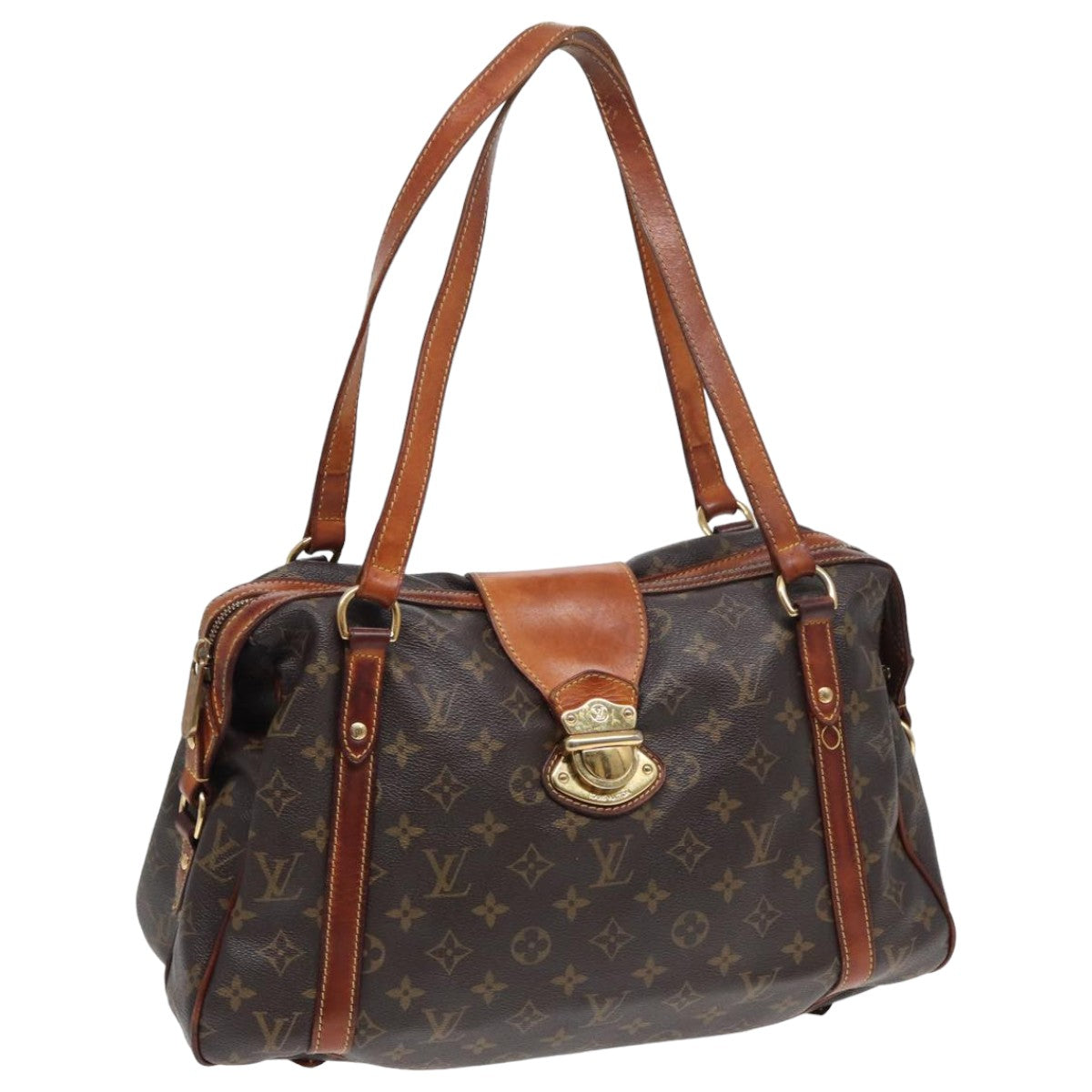 LOUIS VUITTON Monogram Stresa PM Tote Bag N42220 LV 84276