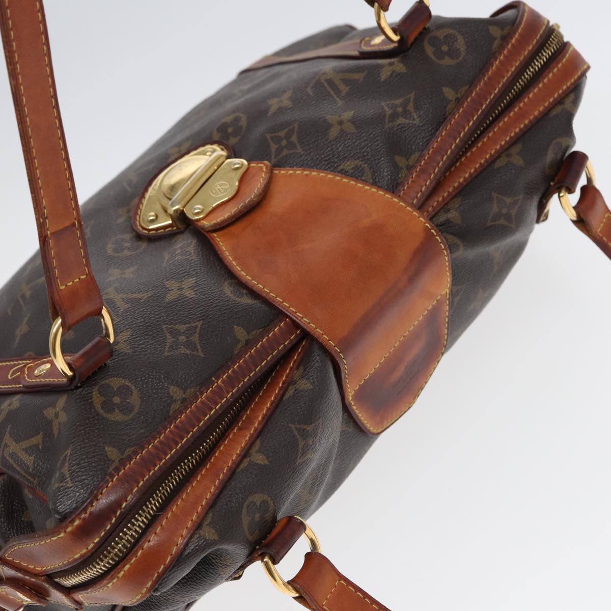 LOUIS VUITTON Monogram Stresa PM Tote Bag N42220 LV 84276