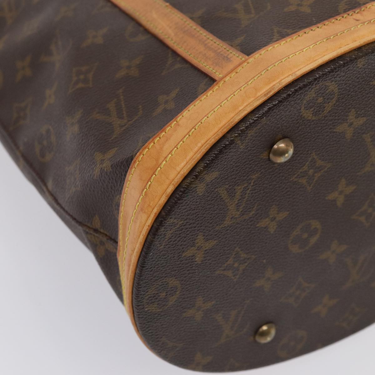 LOUIS VUITTON Monogram Bucket GM Shoulder Bag M42236 LV 84281