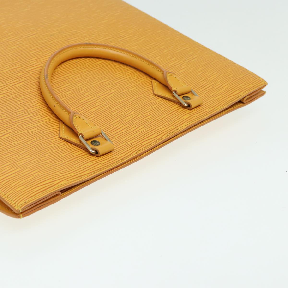 LOUIS VUITTON Epi Sac Plat Hand Bag Yellow M52079 LV 84284