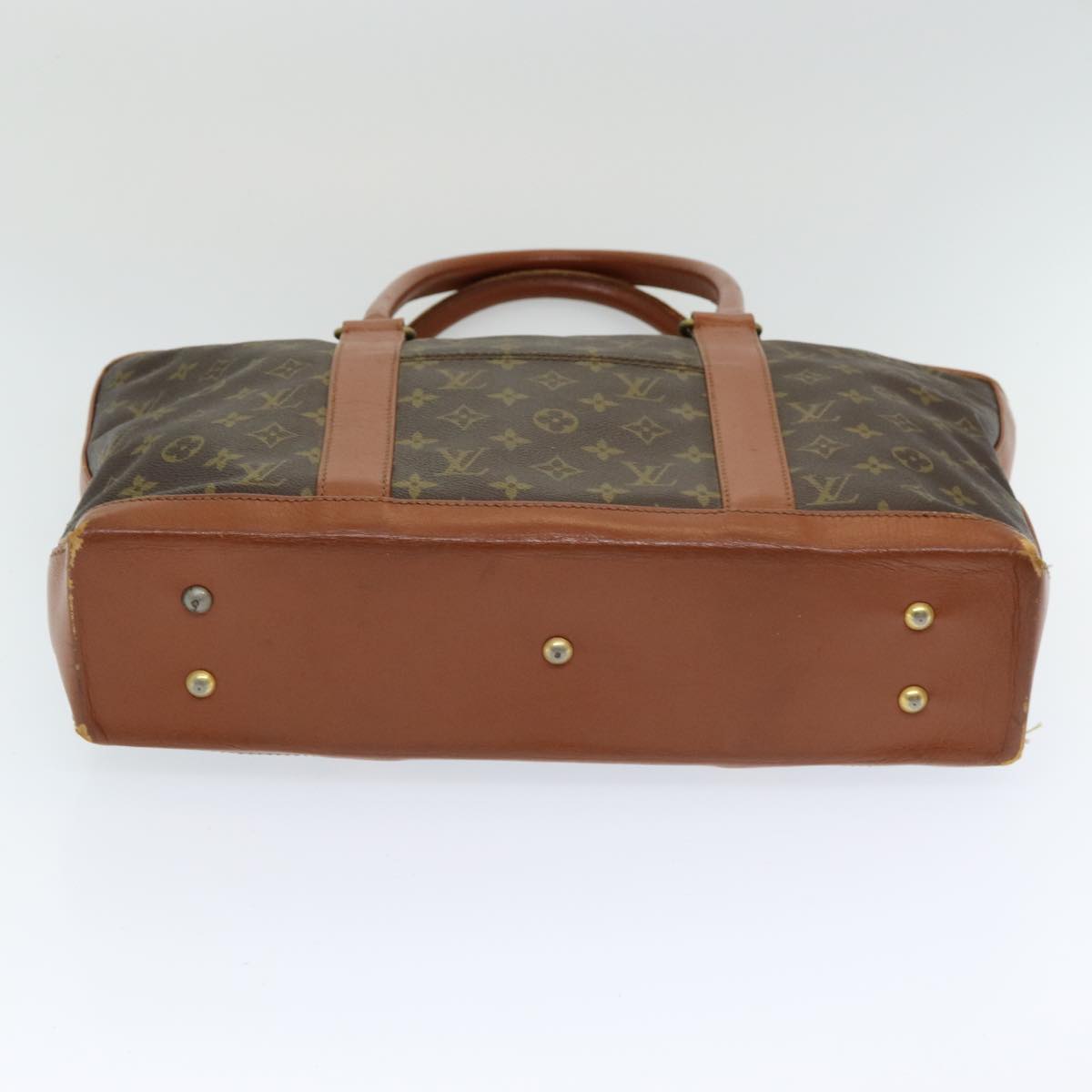 LOUIS VUITTON Monogram Sac Weekend PM Tote Bag M42425 LV 84285
