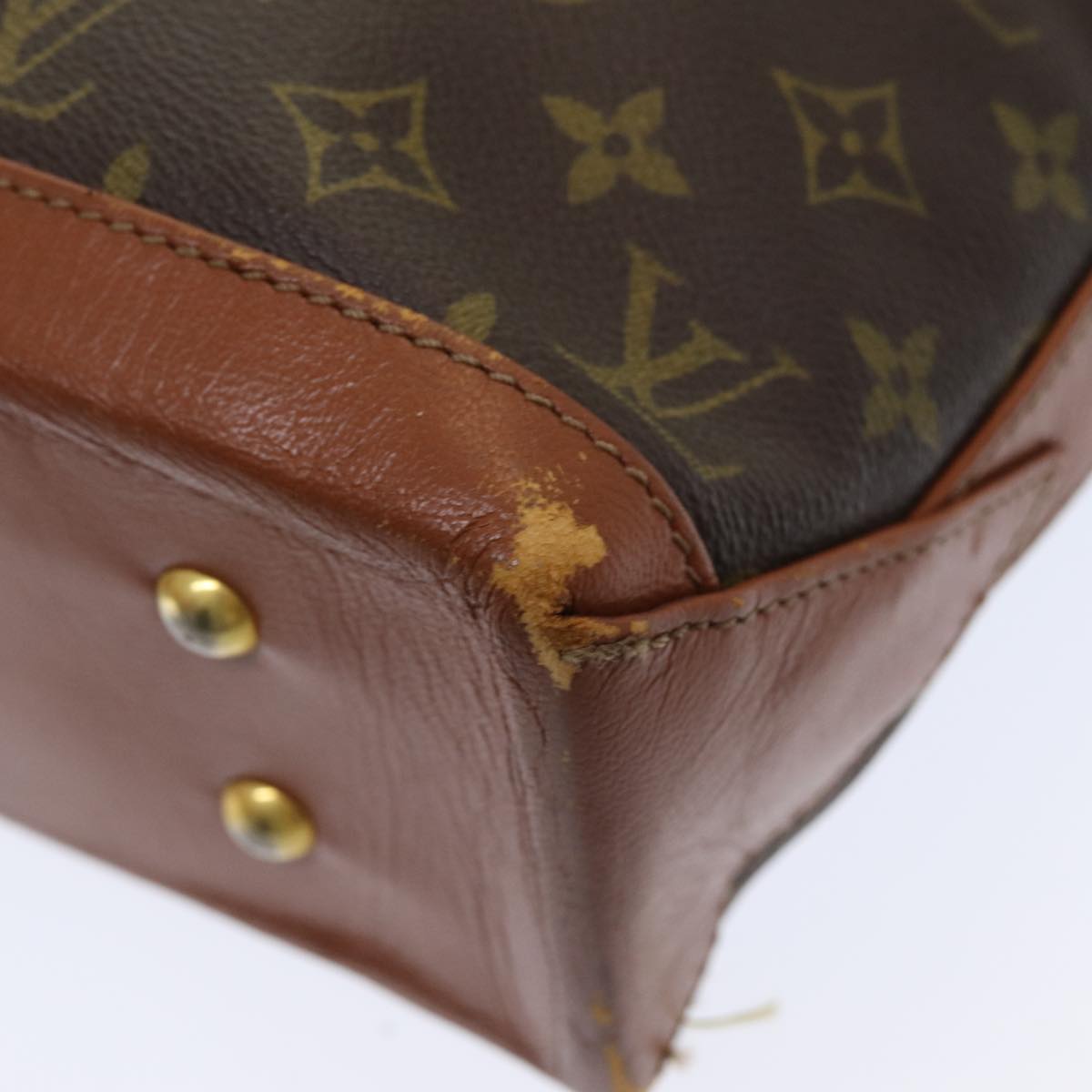 LOUIS VUITTON Monogram Sac Weekend PM Tote Bag M42425 LV 84285